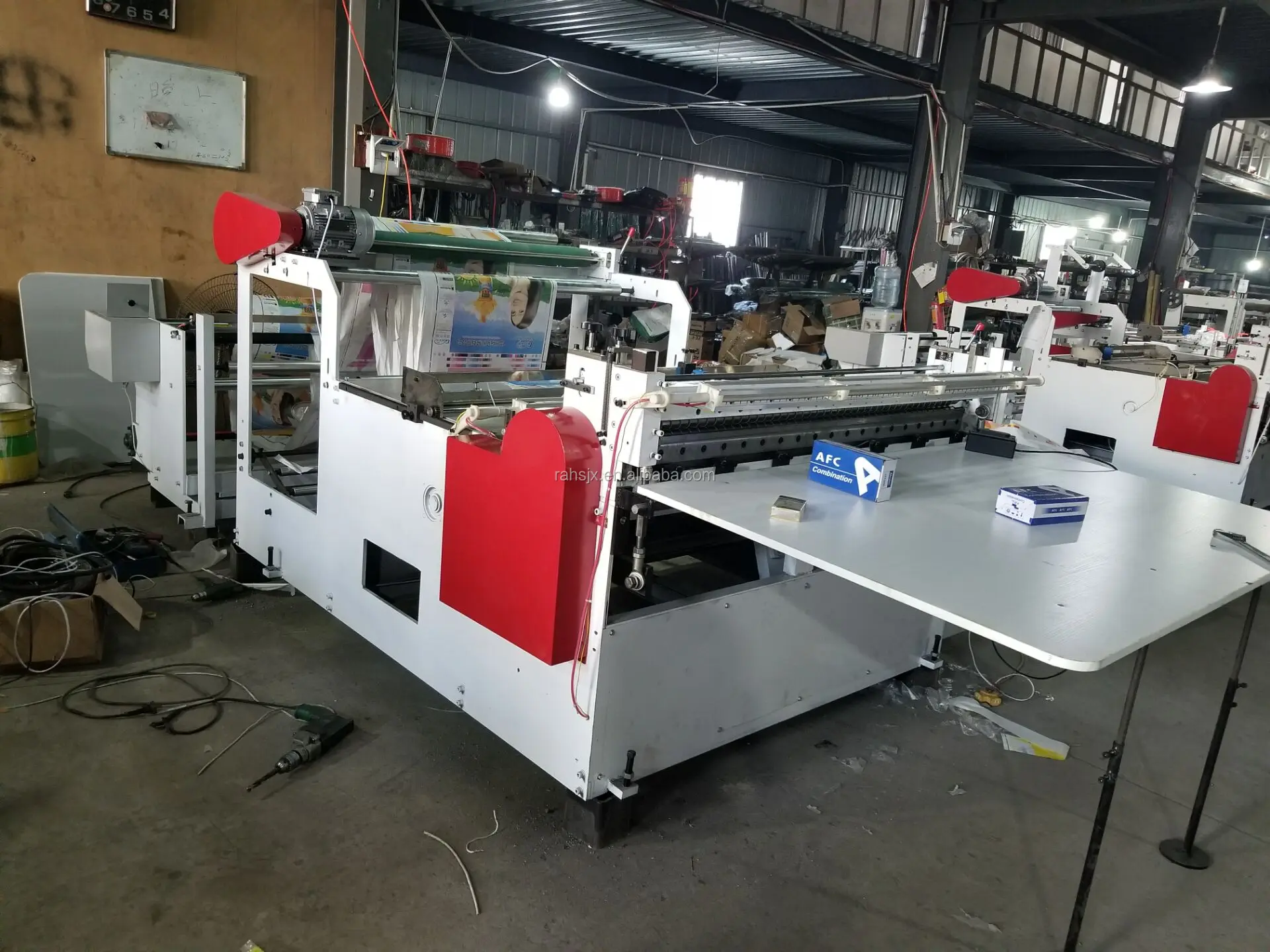 Hq800a Computer Control Plain Rainbow Paper And Plastic Sheet Roll To