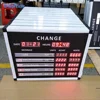Customized foreign currency exchange rate display board of 7 segments for the bank