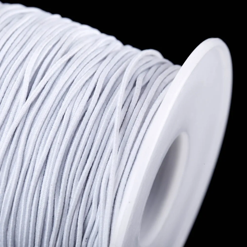 White Elastic Thread Beading Thread String Cord Jewelry Making