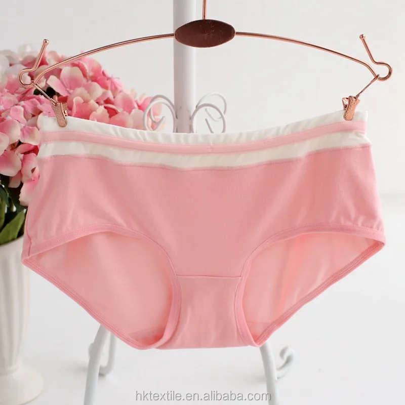 High Quality Soft Cotton Striped Print Panty Sexy Girls Preteen