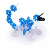 New selling multifunction education nice mini intelligence DIY toy snowflake building blocks