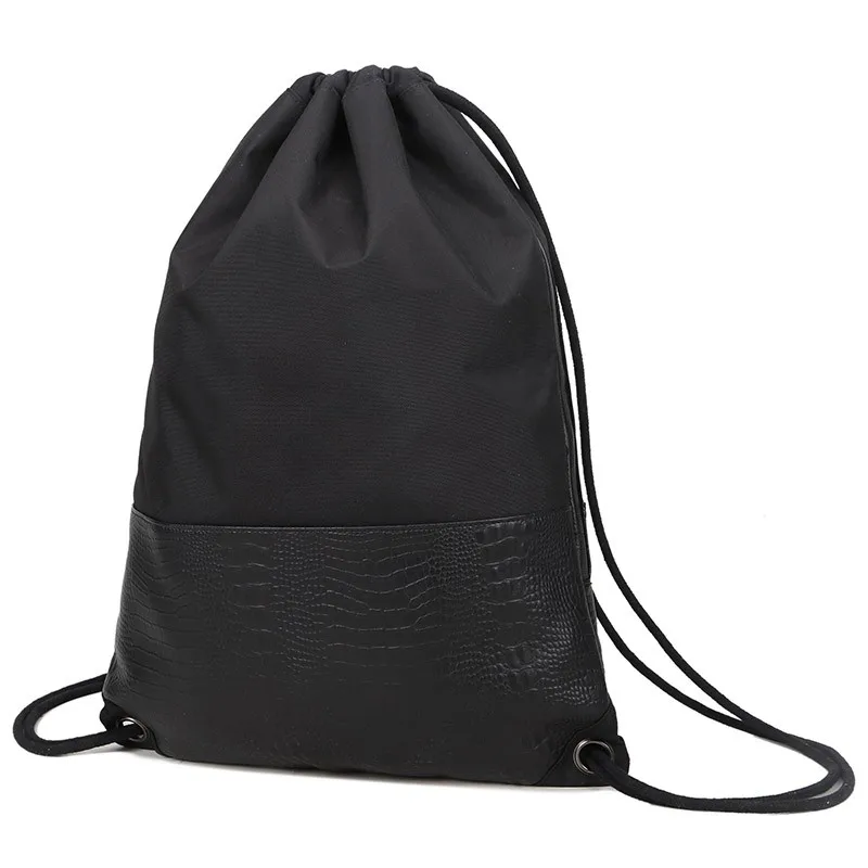 High Quality Big Capacity Strong Drawstring Backpack Bag With Zipper ...