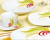 linyi hongshun 20pcs dinner sets square shape ceramic plate