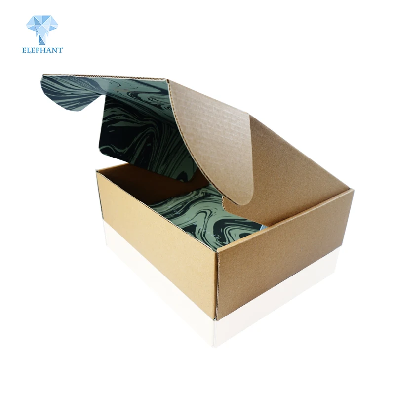 定制中国制造印刷标志彩色瓦楞纸箱