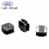 High current closed measure power inductor with shielding compound