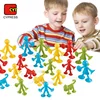 Children's DIY Toys Silicone Building Blocks Solid Rubber Block Suction Block