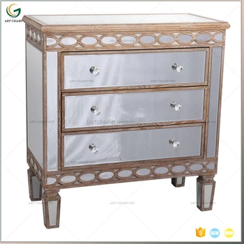 Latest Morocco Design 3 Drawer Mirrored Clic Tv Unit Furniture Latest Morocco Design 3 Drawer Mirrored Clic Tv Unit Furniture