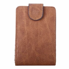 Подросток простой маленький кожаный бумажник для кредитных карт