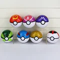 1Pcs 7Styles Big Size 10cm Anime Elf Ball Pikachu Pokeball Master Balls Toys Great Gift