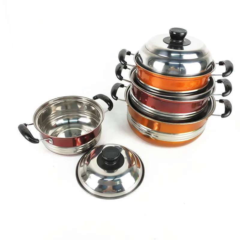 Promotion Kitchen Cookware 4pcs Stainless Steel Casserole Set