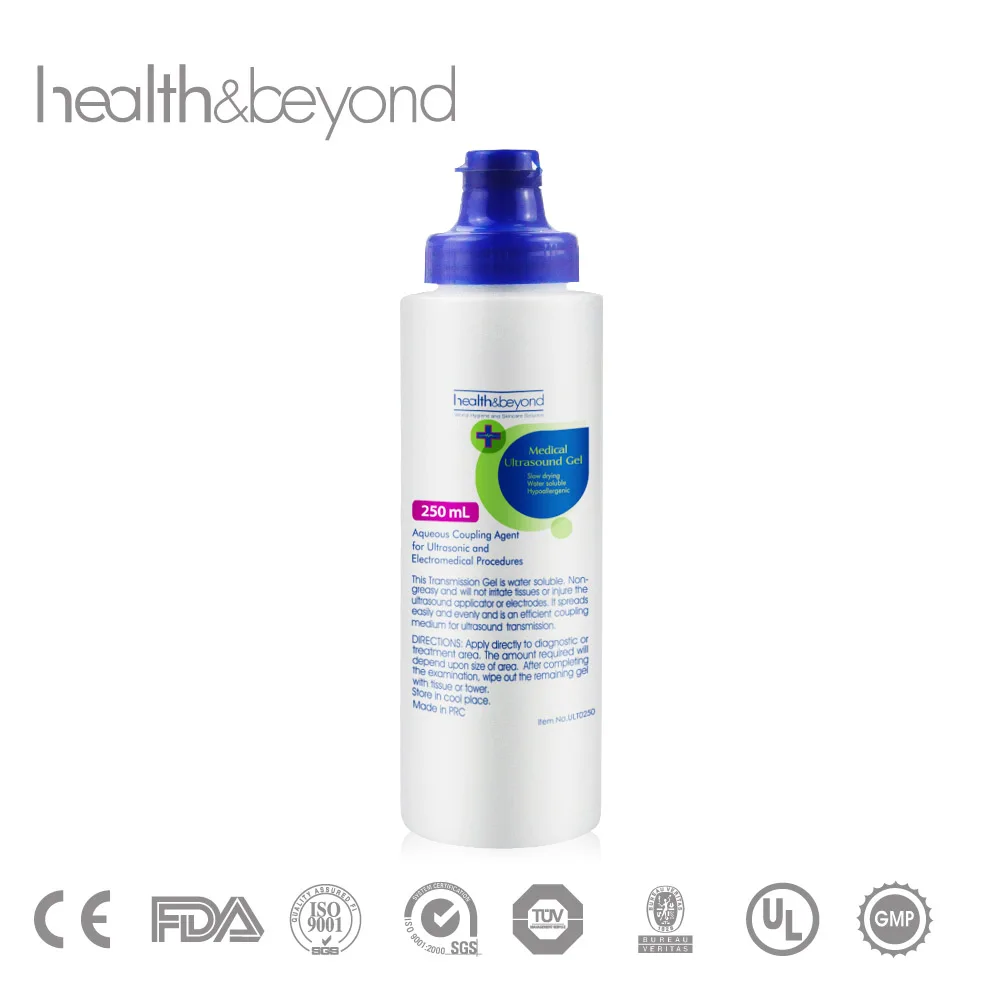 250ml Ce/fda Approved Sterile Ultrasound Transmission Gel For Medical