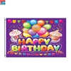 Custom 3x5ft cake balloon flag for birthday