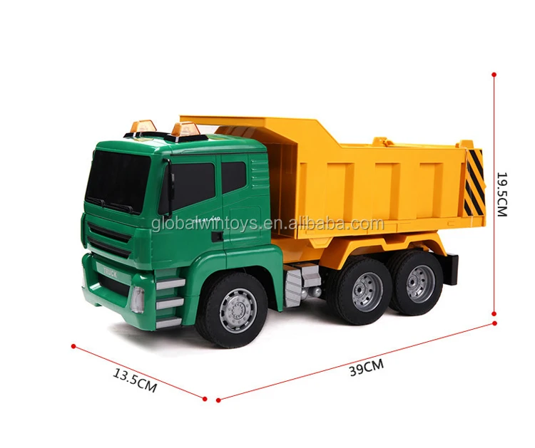 Best Selling Toy 118 Big Size Car Model 6 Wheel Dump Truck Capacity