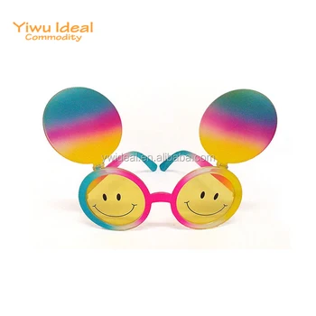 Smiley Kunststoff Lustige Urlaub Regenbogen Sonnenbrille Buy Regenbogen Sonnenbrille Regenbogen Farbe Sunglass Lustige Ferien Sonnenbrille Product On Alibaba Com