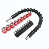 20 Pieces Multifunction Flexible Soft Shaft Extension Drill Electrical Socket Set and Bit Set Accessory