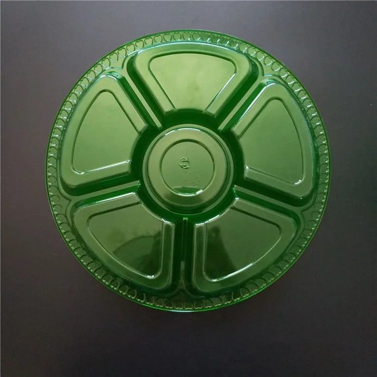 Clear Pet Plastic Fruits Tray With Dividers Buy Plastic Tray With