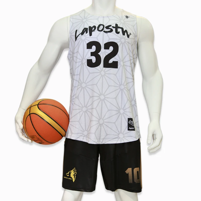 Oem Custom Basketball Jersey Suit Reversible Sublimation Print