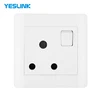 China Supplier White Color 15A 3 Pin Female MK Electrical Wall Switches And Sockets