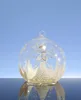 opening glass ball with angel / tree / manger / christmas hanging decoration