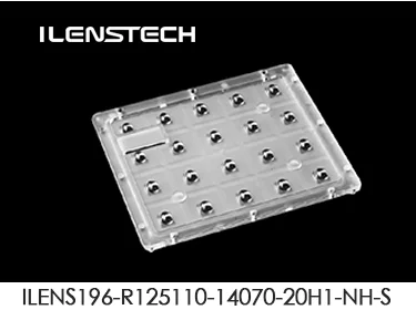 48/1 led optics lens 90 degree led lens square for car parks