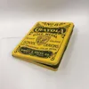 rectangular flat crayon/ladies' cigarette packaging metal tin box