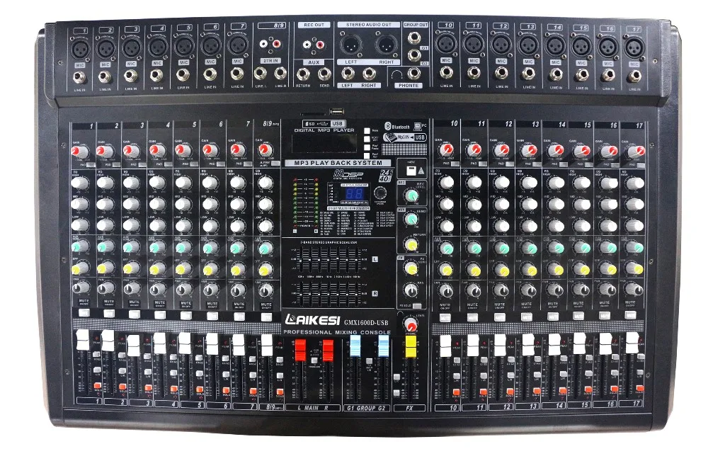 Gmx800d With Pc Connection Powered Audio Mixer With Amp Buy Powered