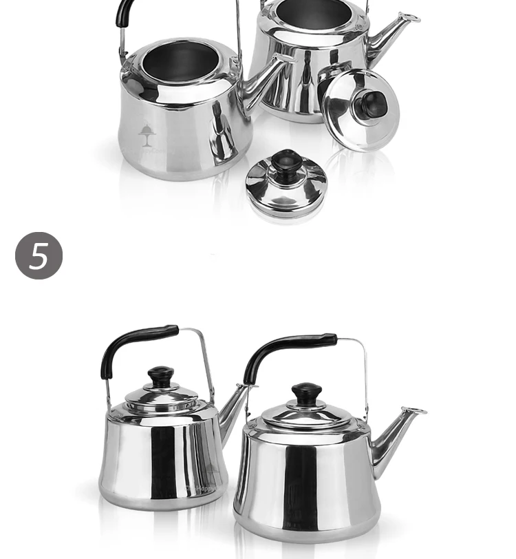 Competitive Price Colorful Customized Vintage Kettle Tea Pot Morocco Tea Kettle Stainless Steel