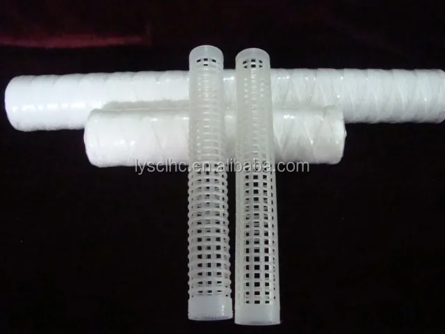 PP yarn / Glass fiber / Cotton string wound filter cartridge in water filters