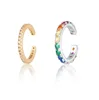 Fashionable jewelry women earrings18k gold ear cuff earrings wholesale