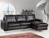 Modern cheap living room small sectional sofa set chesterfield corner synthetic faux pu/genuine leather L shape sofa