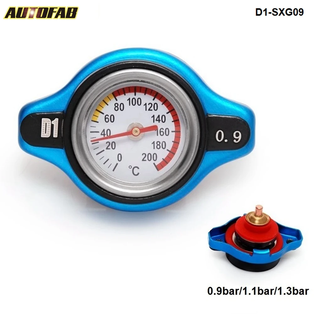 D1 Spec Universal Racing Thermostat Abdeckung Wassertemperatur Anzeige 1.3 Bar 