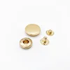 Factory high quality flat large clothes zinc alloy custom metal button snaps