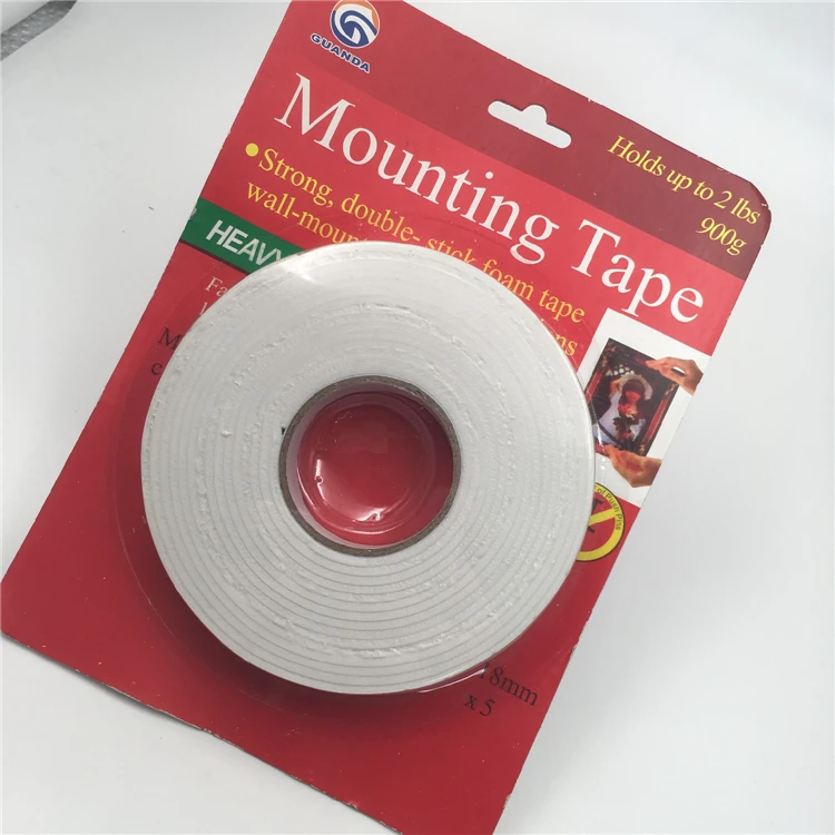 Factory Sale Strong Double Sided Foam Tape Wall Mount Mounting Adhesive Foam Tape Buy Double Sided Foam Tape Mounting Tape Adhesive Foam Tape Product On Alibaba Com