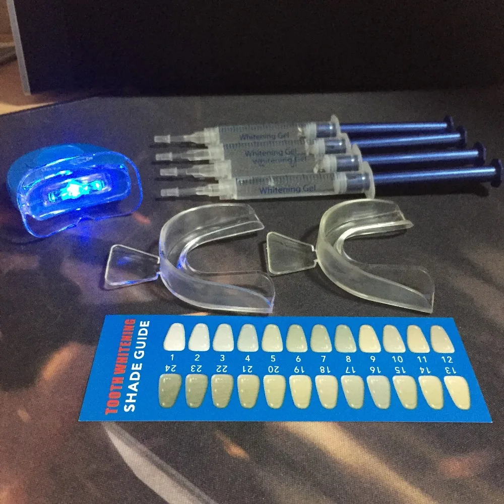 Teeth Whitening Type Teeth Whitening Kit Cp 16 Led Light + Peroxide