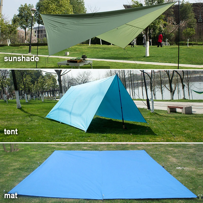 Outdoor Camping Forest Waterproof Sun Shade Protection Canopy Tarp ...