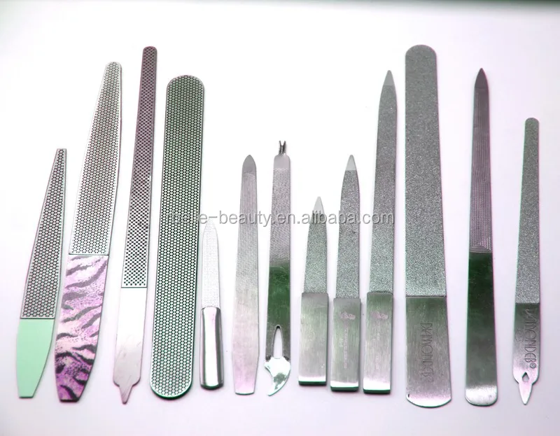 Professional Cuticle Tools Reusable Nail File Stainless Steel Nail File