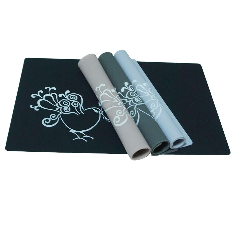 Nonslip Waterproof Heat Resistant Custom Silicone Rubber Placemat
