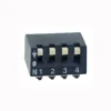 4 Pos SMD Side Actuated Piano Type Dip Switches With Up And Down Operation