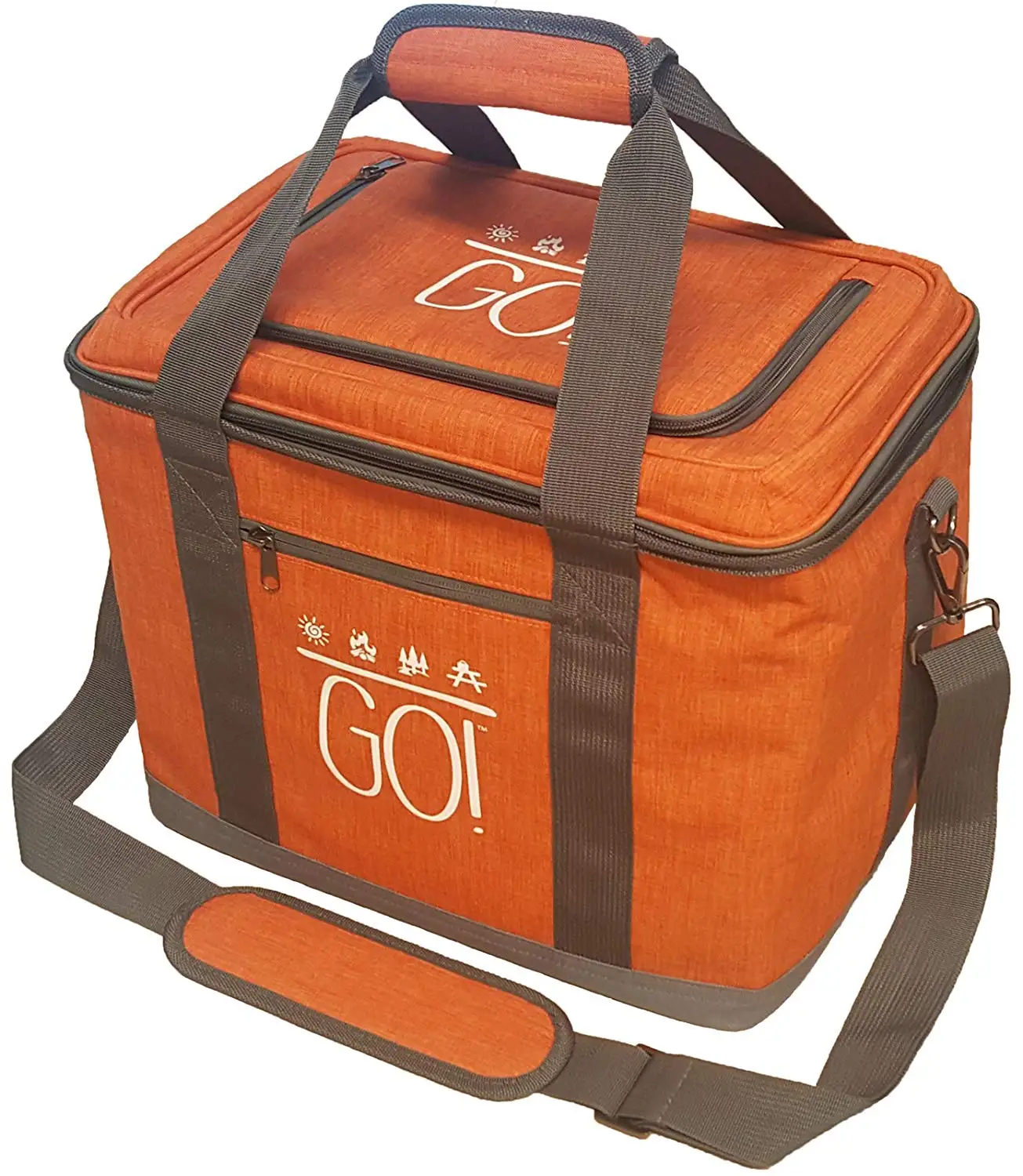 Buy GO! 30 Can 15L Soft-Sided Insulated Collapsible Cooler Tote Bag, Travel Bag, for Beach ...