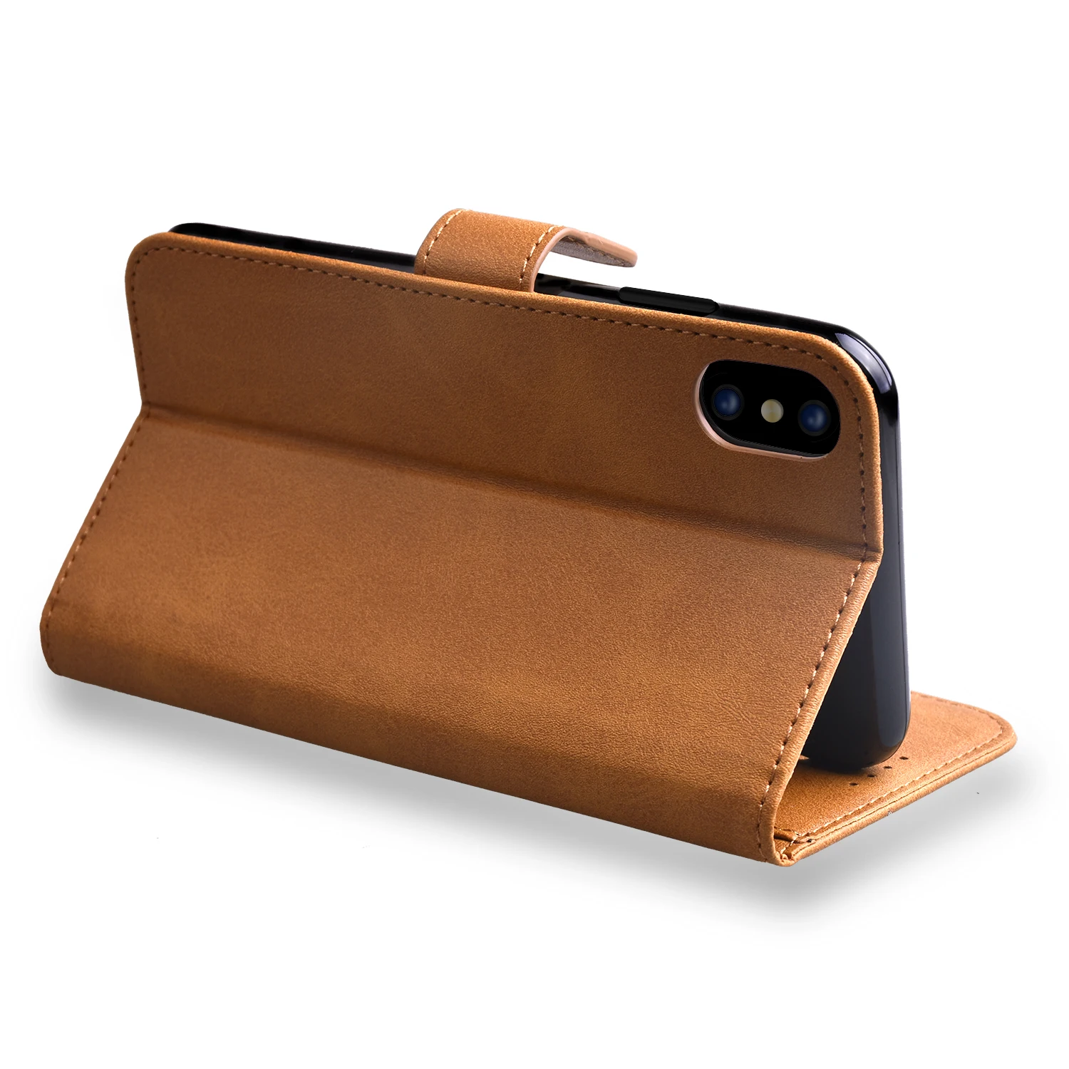 Fundas For iPhone xs max 6.5inch Leather Flip Book Wallet Stand Phone Case Etui case Cover For iPhone XR