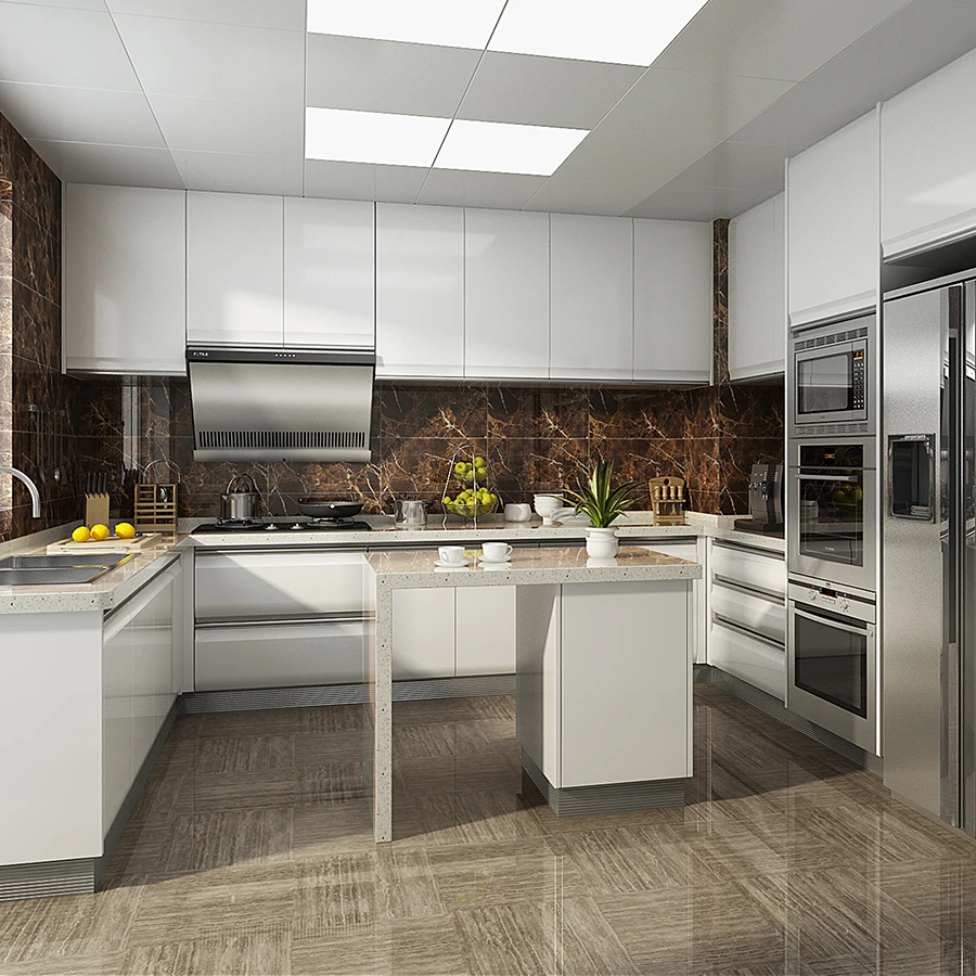 karensartisticdesignblog: Gloss Cabinets Kitchen Design