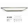 2/5 inch C-C Zinc Alloy Modern Kitchen Cabinet Handles Finger Cabinet Drawer Pull