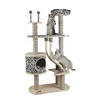 Cost Saving Removable Plush Pad 2 Ways Use Leopard Print Cat Tree