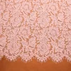 Good fastness design knit fabric plied yarn embroidery fabric free sample