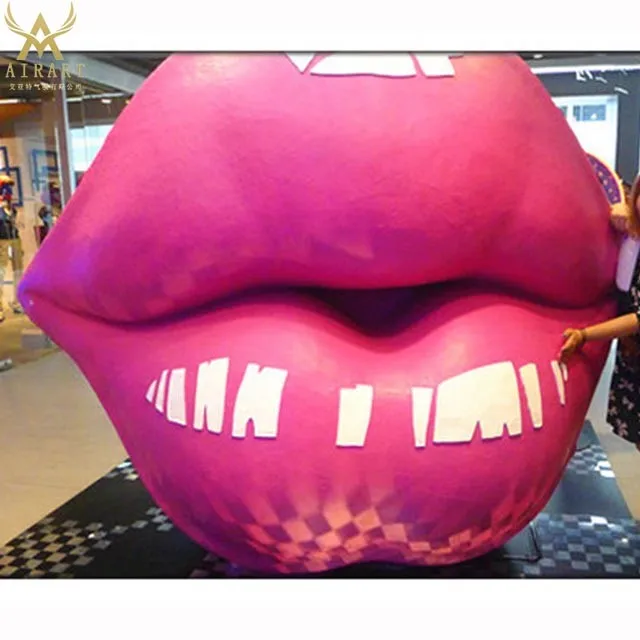 Customizable Inflatable Sex Red Lips Sex Toys Decoration Buy Sexy