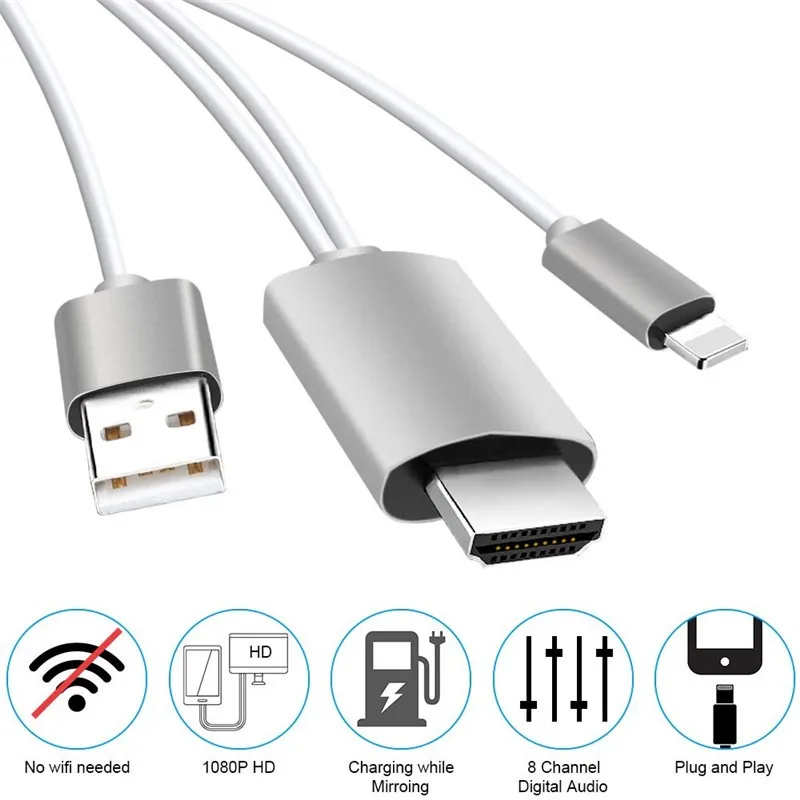 Phone To HDTV Video Cable HDTV Cable to HDMI Cable for Smart Phone - ANKUX.COM