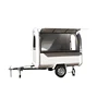 Stainless steel cycle bagel simple food carts