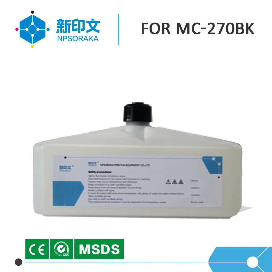 Npsoraka Cij Domino Ink For A200 Inkjet Printer With High Quality Ink