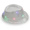 Flashing Light Up Sequin Hat, Led Hat
