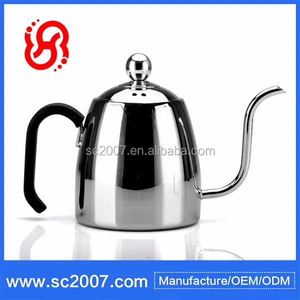 In promotion! Original 304 Nonmagnetic Stainless Steel pour over drip coffee kettle